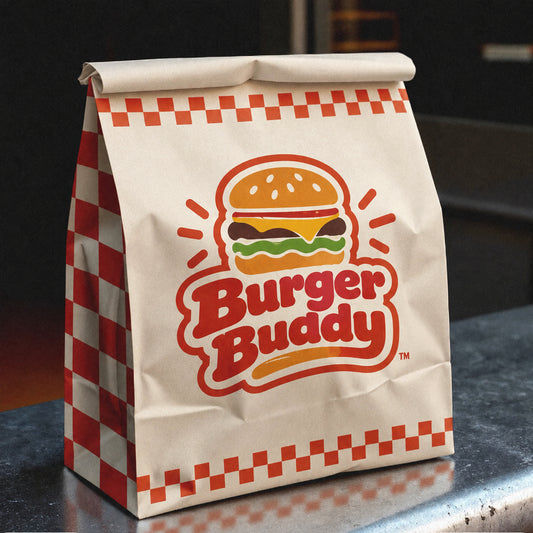 Custom Kraft SOS Paper Bags