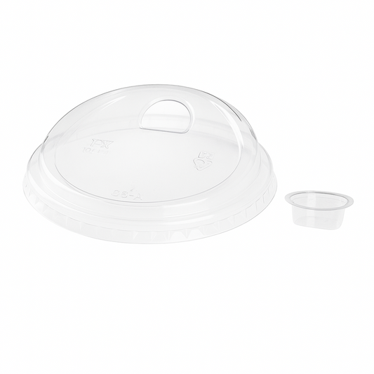 Tapered Direct-Drink Coffee Lid With Snap Closure