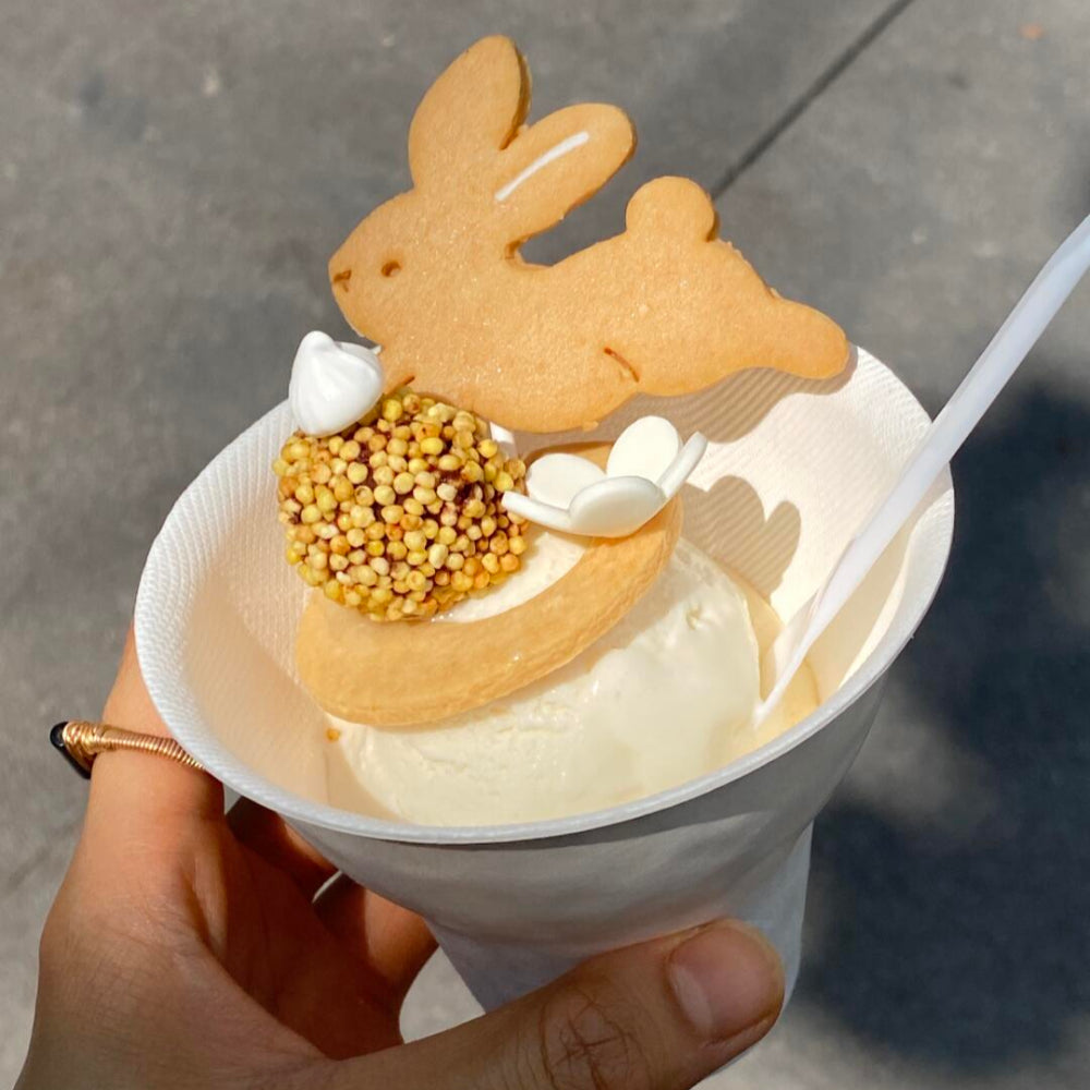 Eco-Friendly Bagasse Dessert Cup for Ice Cream and Cake