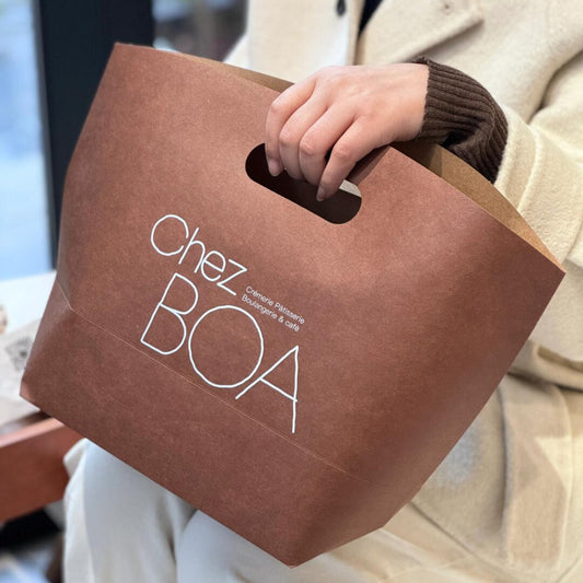 Die-Cut Handle Paper Bag – Eco-Friendly Shopping & Takeaway Bag