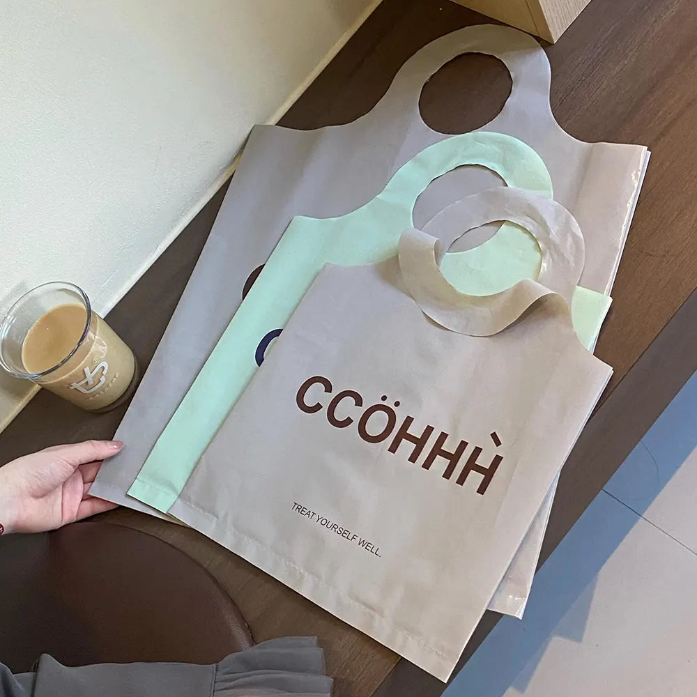 Customizable PE Material Shopping Tote Bag