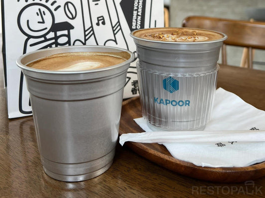 Customer Case: Custom Aluminum Cups for Eco-Friendly Coffee Shops