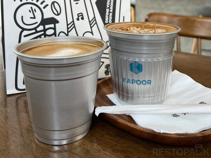 Customer Case: Custom Aluminum Cups for Eco-Friendly Coffee Shops