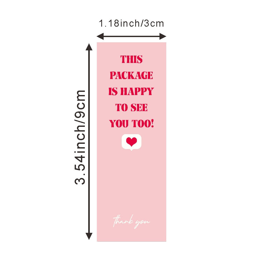 Pink Instagram-Inspired Creative Packaging Sealing Stickers