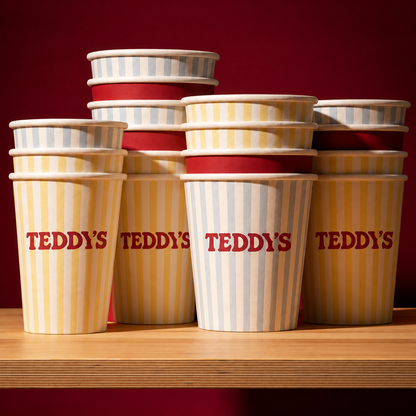 Custom Printed Single Wall Coffee Cups