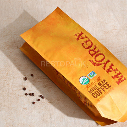 Custom Laminated Kraft Side Gusset Coffee Bags with Heat Seal