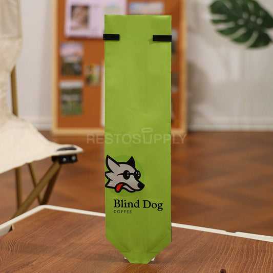 Custom Smooth Side Gusset Coffee Bags with Tin Tie