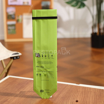 Custom Smooth Side Gusset Coffee Bags with Tin Tie
