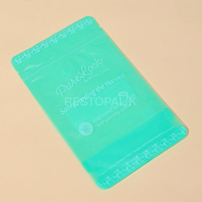 Custom Clear Stand-Up Coffee Bags with Zipper