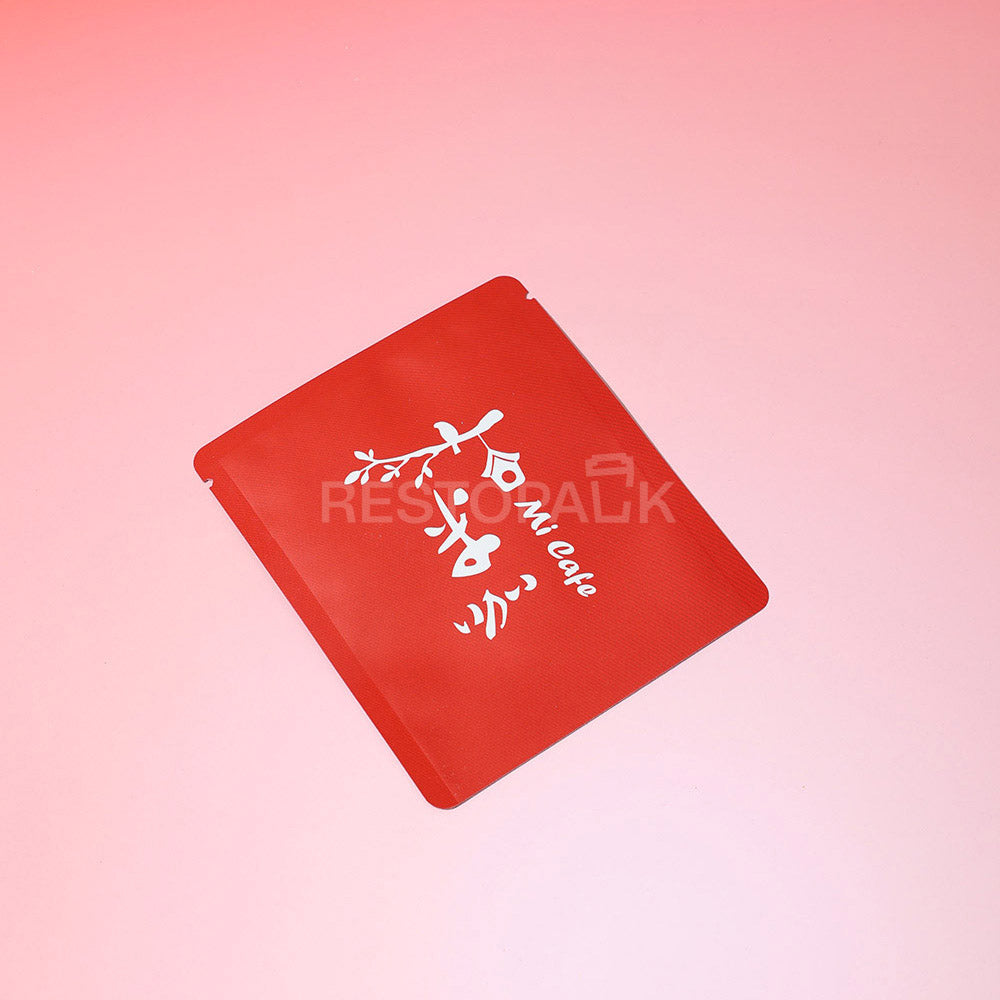 PET Outer Layer Aluminum Foil Inner Layer Coffee Bags with Tear Notch