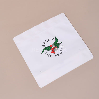 Custom Recyclable Plastic Coffee Bags with Tear Notch