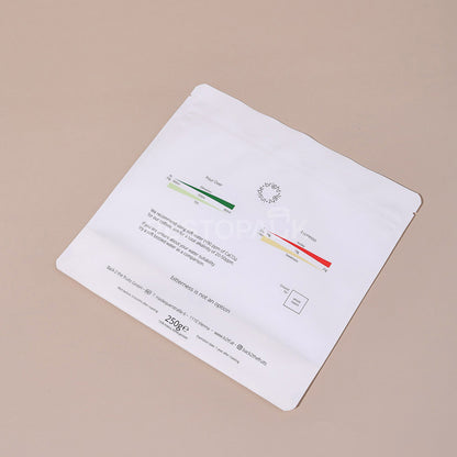 Custom Recyclable Plastic Coffee Bags with Tear Notch