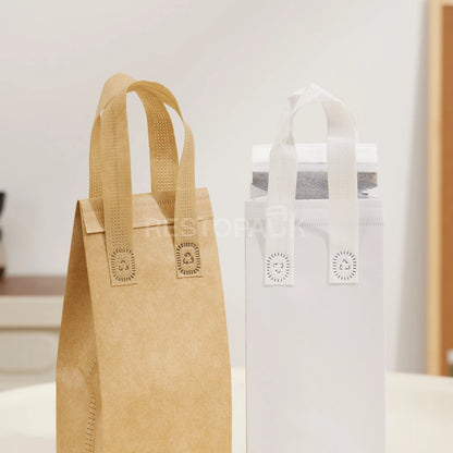 1-Cup Kraft Coffee and Milk Tea Insulated Bag