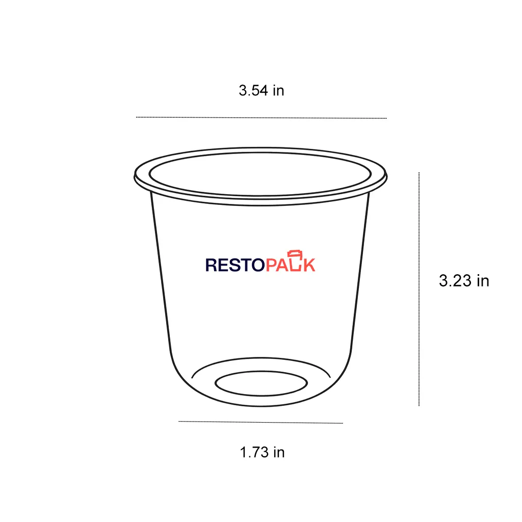 10.5 oz PET Black U-Shaped Cold Drink Coffee Cups