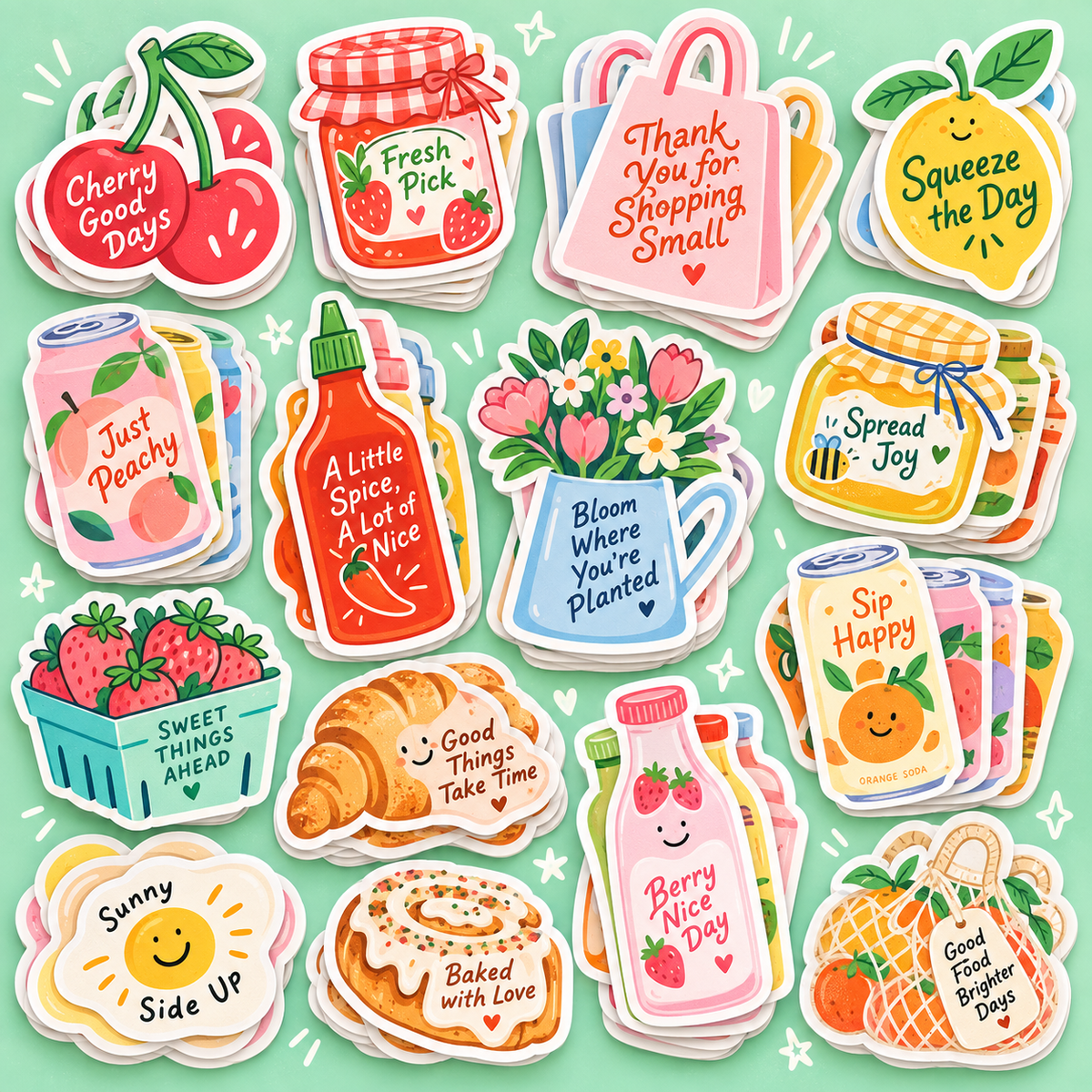 Custom Die Cut Stickers