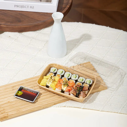 14.7 oz / 435ml Kraft Paper Rolled Edge Tray