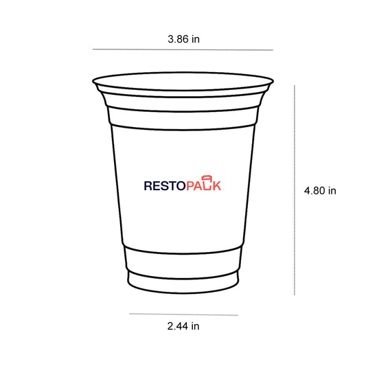 16 oz PET Clear Cold Drink Coffee Cups