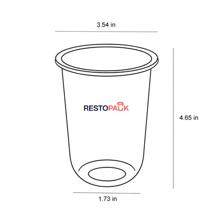 16 oz PET U-Shaped Cold Drink Cups