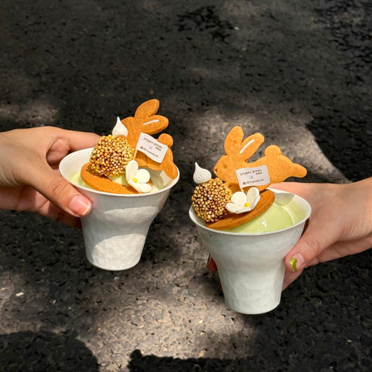 Eco-Friendly Bagasse Dessert Cup for Ice Cream and Cake