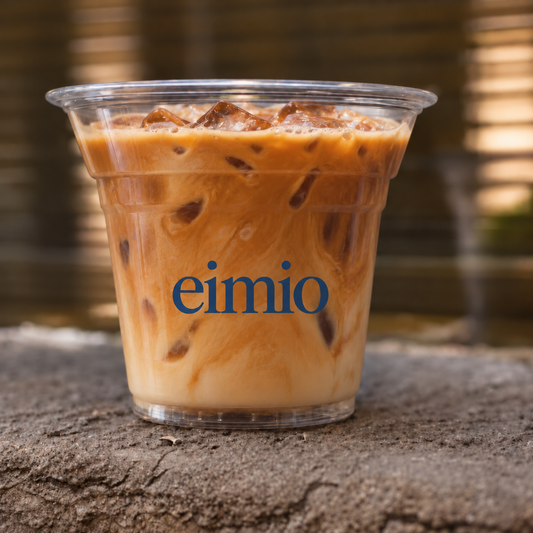 Custom Printed Classic Tapered PET Cups with Lid