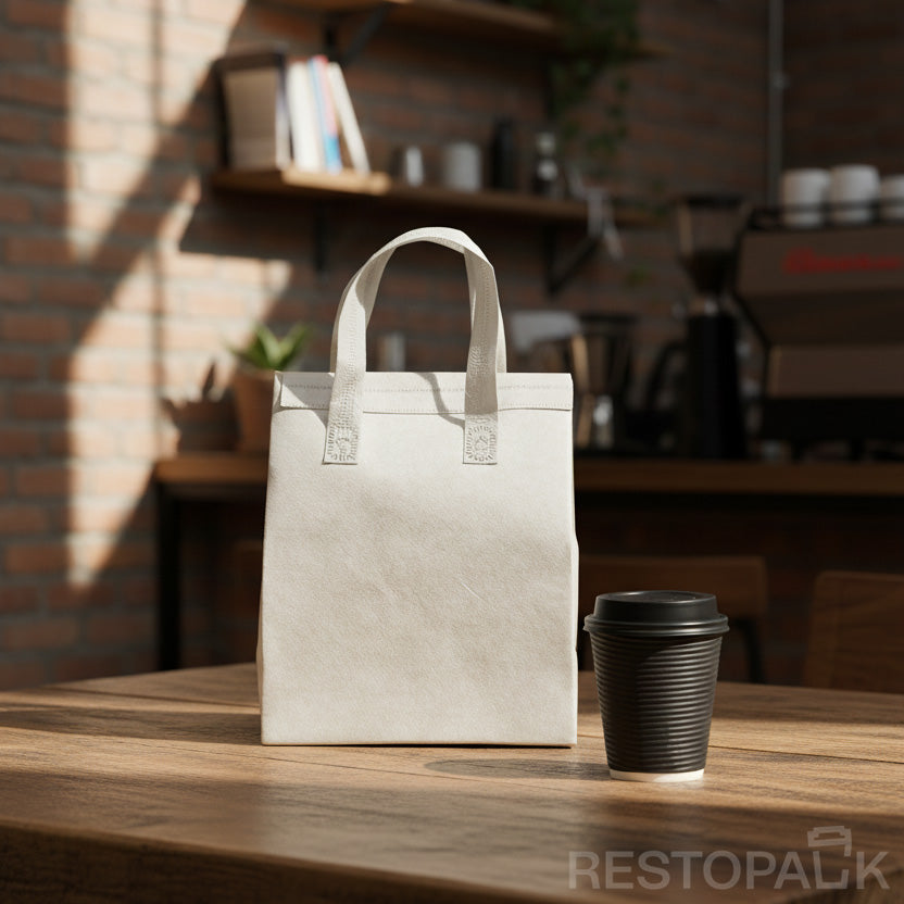 2-Cup White Coffee and Milk Tea Insulated Bag