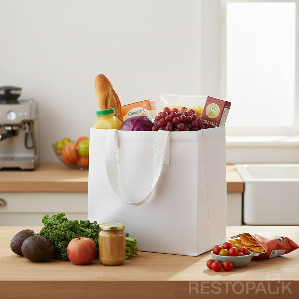 2-Cup White Coffee and Milk Tea Insulated Bag