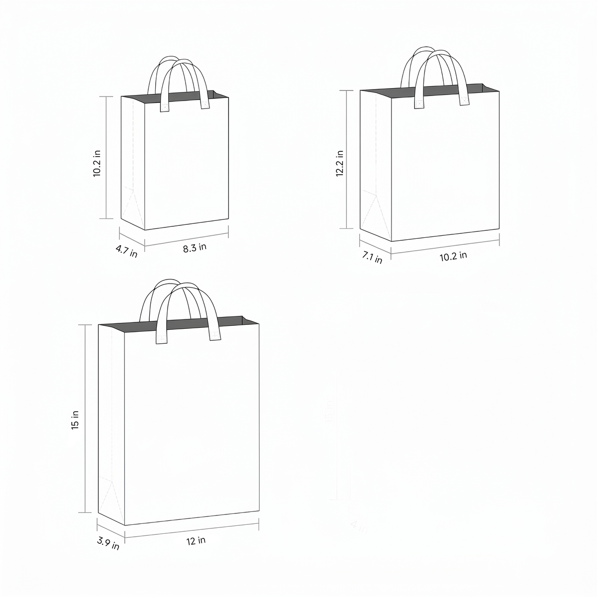 Custom Printed Reusable Waterproof Tote Bags