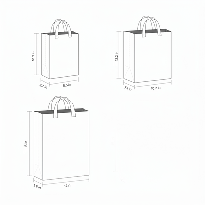 Custom Printed Reusable Waterproof Tote Bags