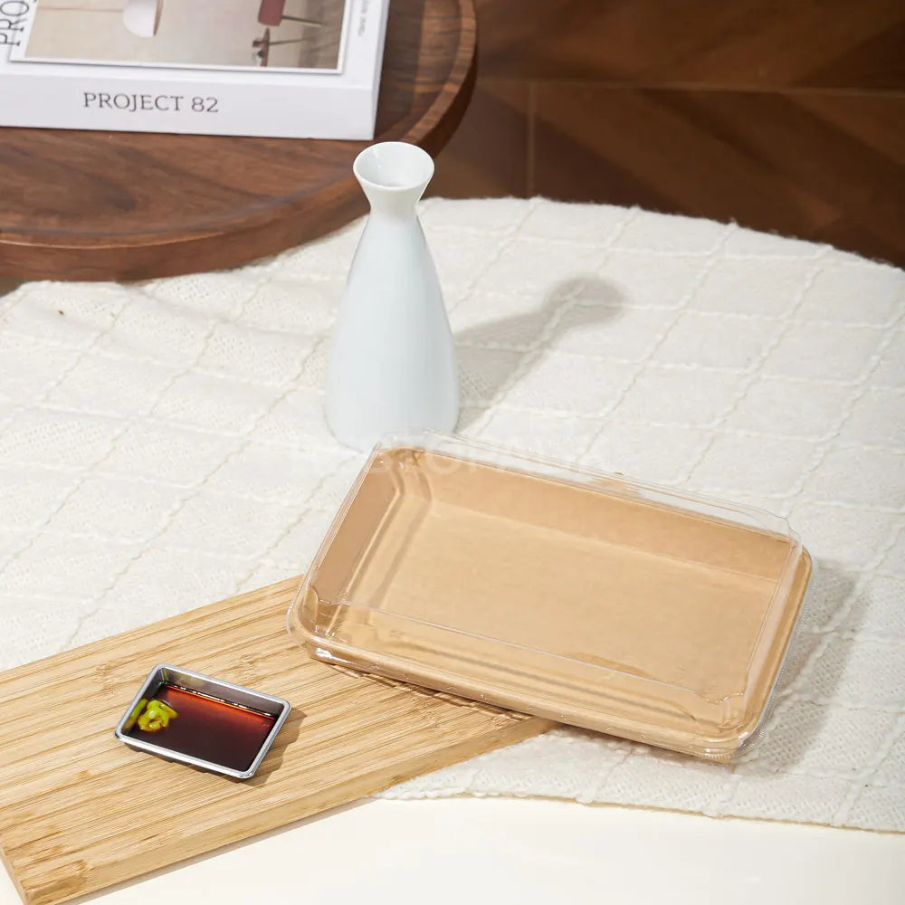 24.3 oz / 720ml Kraft Paper Rolled Edge Tray