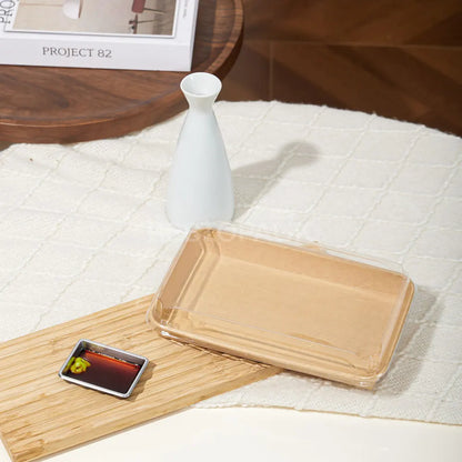 24.3 oz / 720ml Kraft Paper Rolled Edge Tray