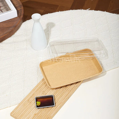 24.3 oz / 720ml Kraft Paper Rolled Edge Tray