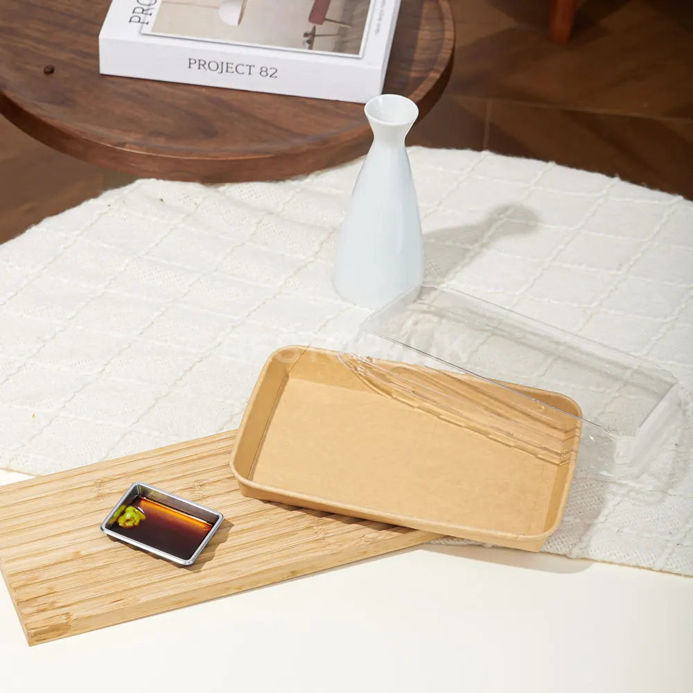 24.3 oz / 720ml Kraft Paper Rolled Edge Tray