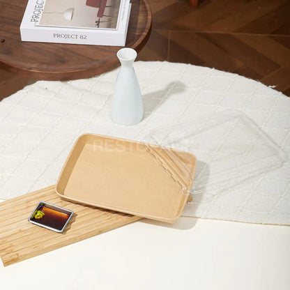 31.3 oz / 925ml Kraft Paper Rolled Edge Tray