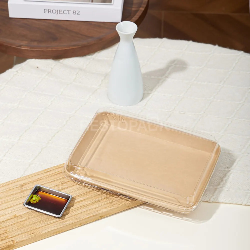 31.3 oz / 925ml Kraft Paper Rolled Edge Tray