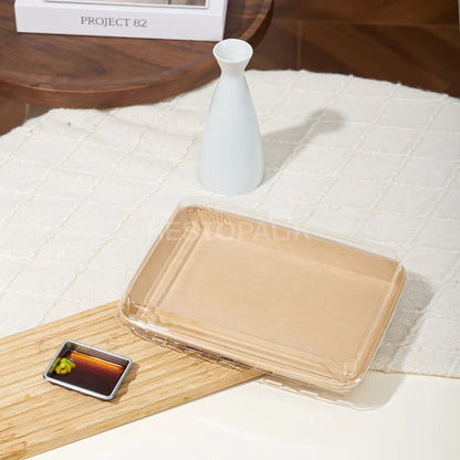 31.3 oz / 925ml Kraft Paper Rolled Edge Tray