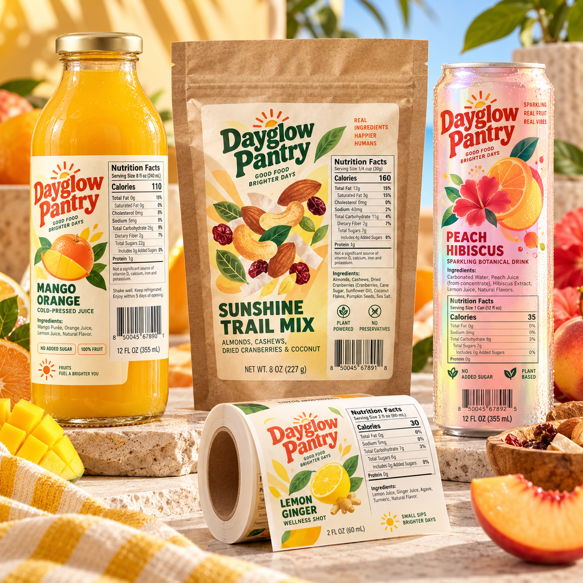Custom Product Ingredient Labels