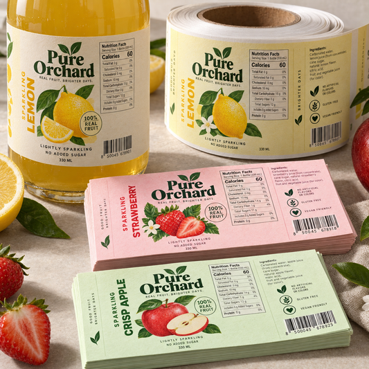 Custom Product Ingredient Labels