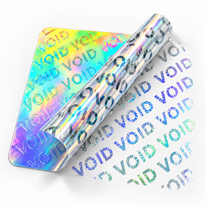 Custom VOID Security Stickers