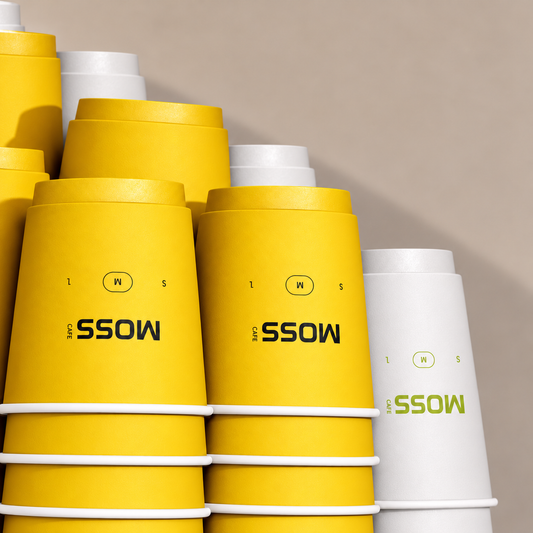 Custom Soft Touch Double Wall Disposable Paper Coffee Cups