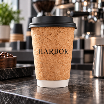 Eco Friendly Custom Cork Coffee Cups