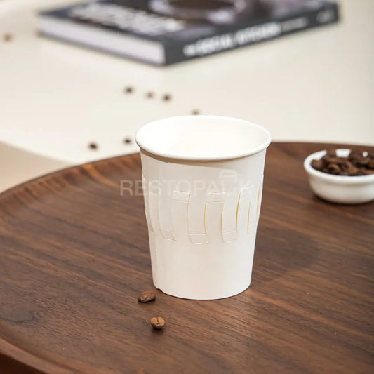 Custom 8 oz Flower-Style Insulated Paper Cups