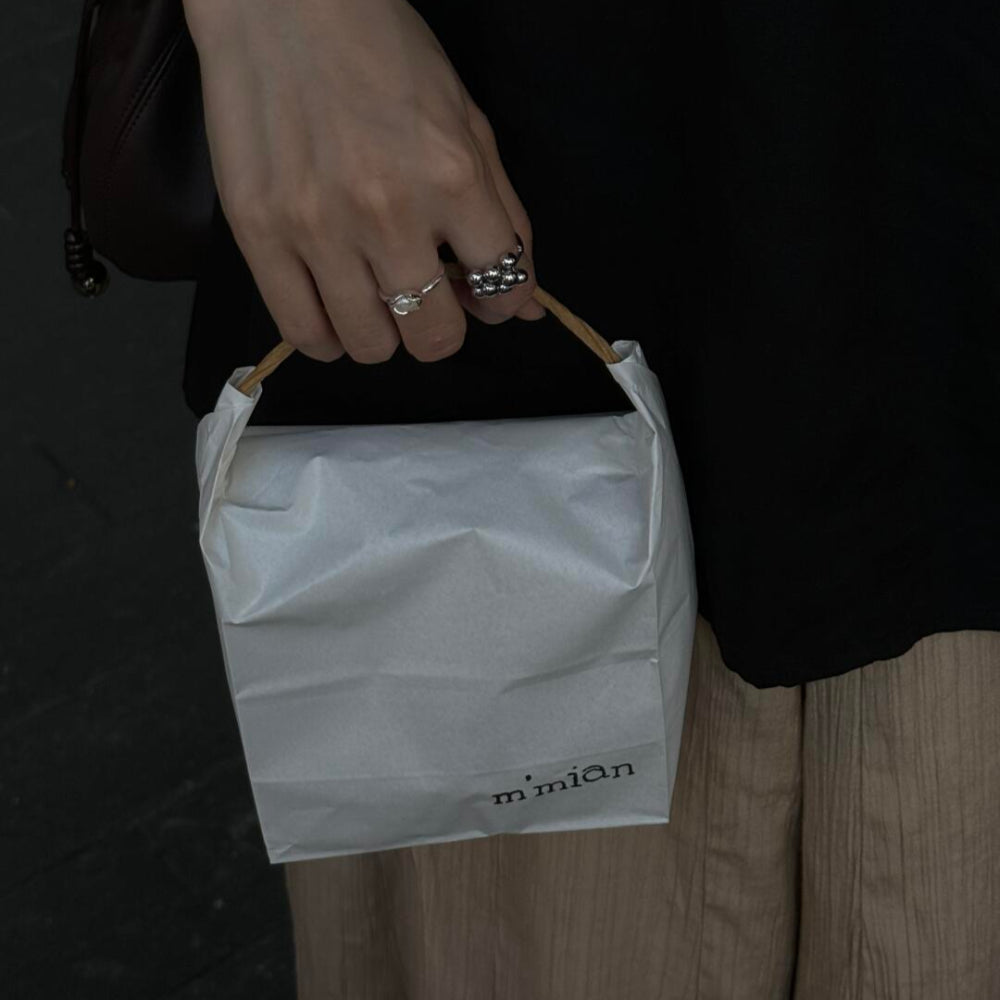 Kraft Paper Bag with Handle – Eco-Friendly Shopping & Take-Out Bag