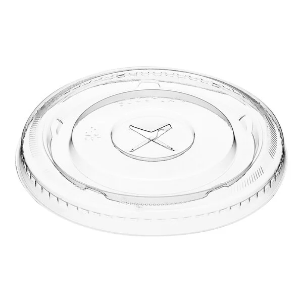 90mm Flat Lid with Straw Slot Lid