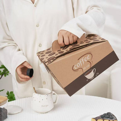 96 oz To-Go Coffee Carrier Boxes with Handles