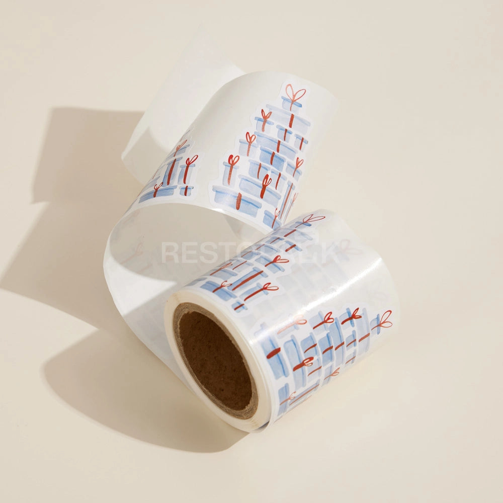 Birthday Cake Seal Sticker Roll - 120/Roll