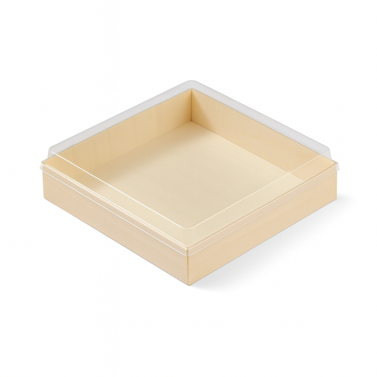 10 5/8" × 10 5/8" Wooden Sushi Boxes