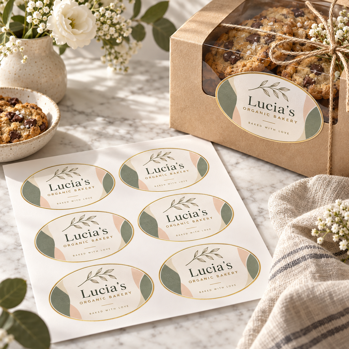Custom Product Labels on Sheets