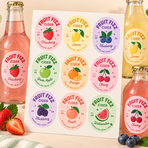 Custom Product Labels on Sheets