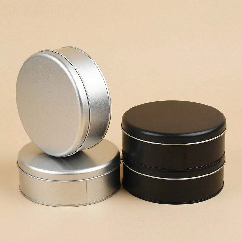 Cookie Tin Box with Lid for Bakery Gift Packaging