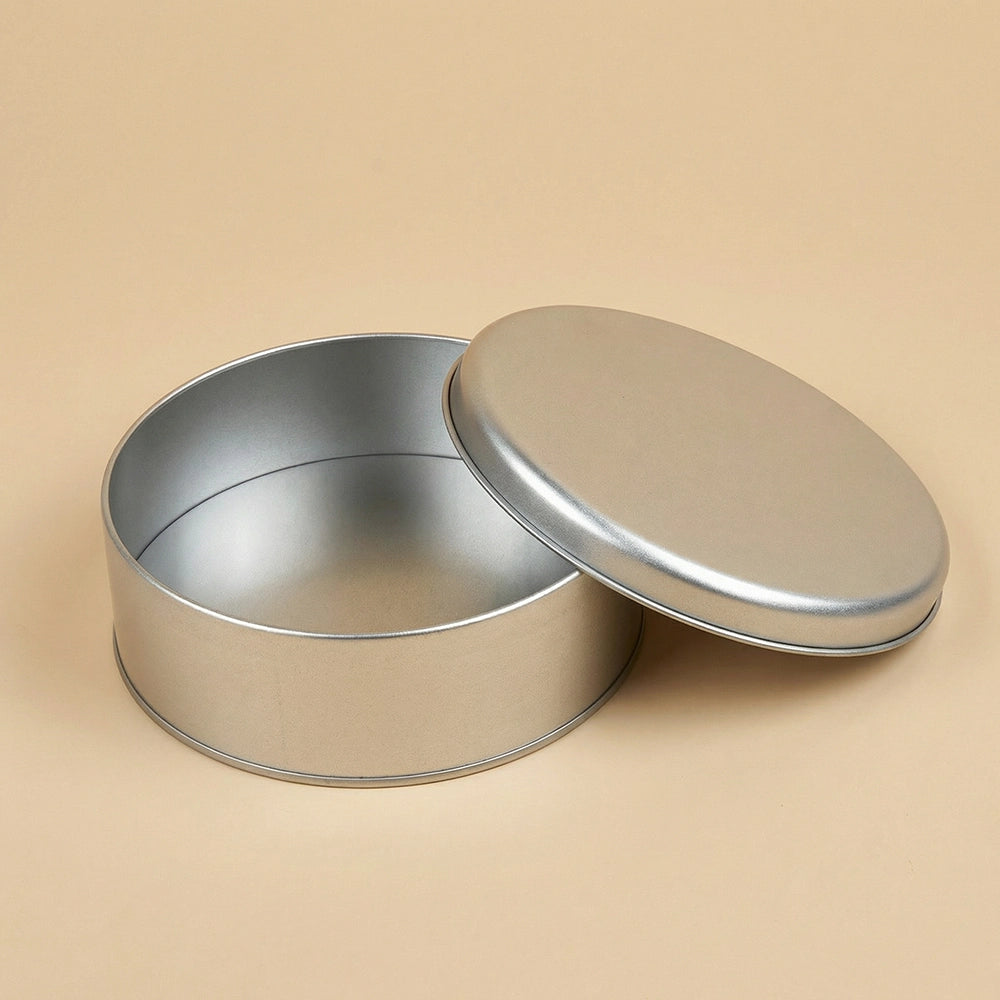 Cookie Tin Box with Lid for Bakery Gift Packaging